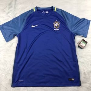 Nike Brasil Authentic 2016 Soccer Jersey